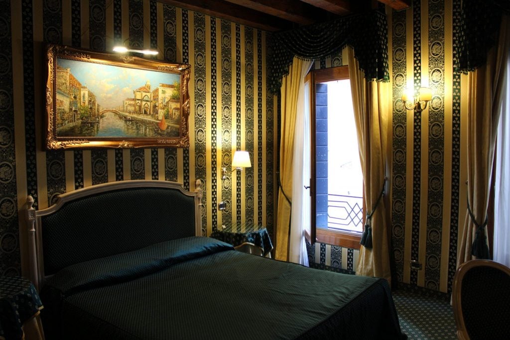 The bedroom at Relais Piazza San Marco Venice