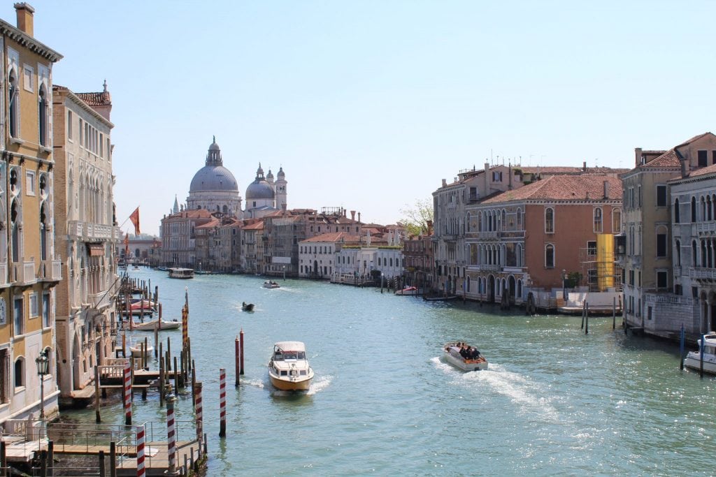 View from the Accademia Bridge Venice