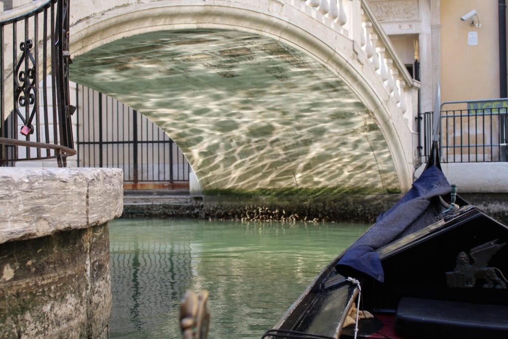 Gondola Ride in Venice, Gondola Jam