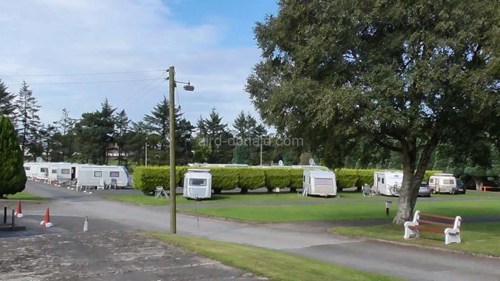 Caravans at Aird Donald caravan park