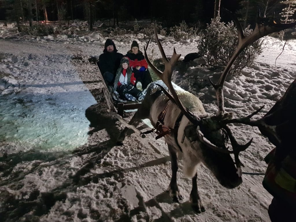 Setting off on our search for Santa