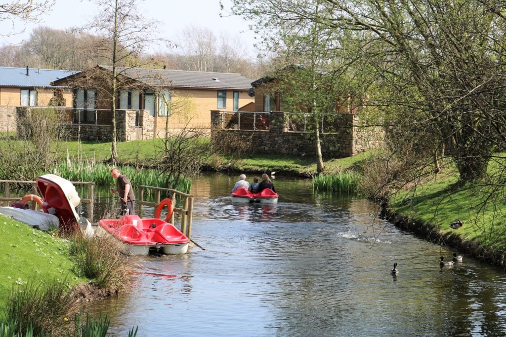 Pedalos at Ribby Hall