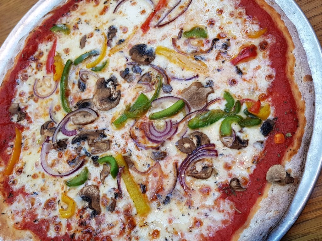 My very tasty and fresh pizza