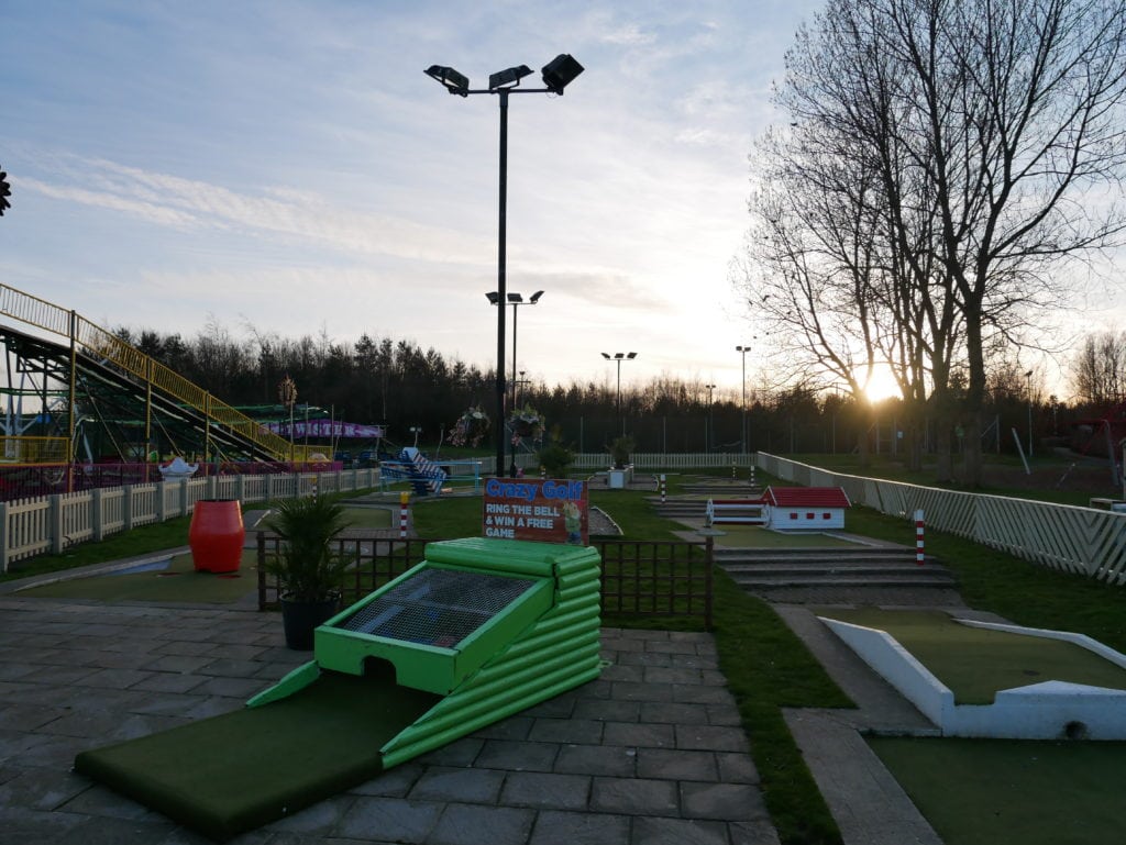 Crazy golf at Primrose Valley