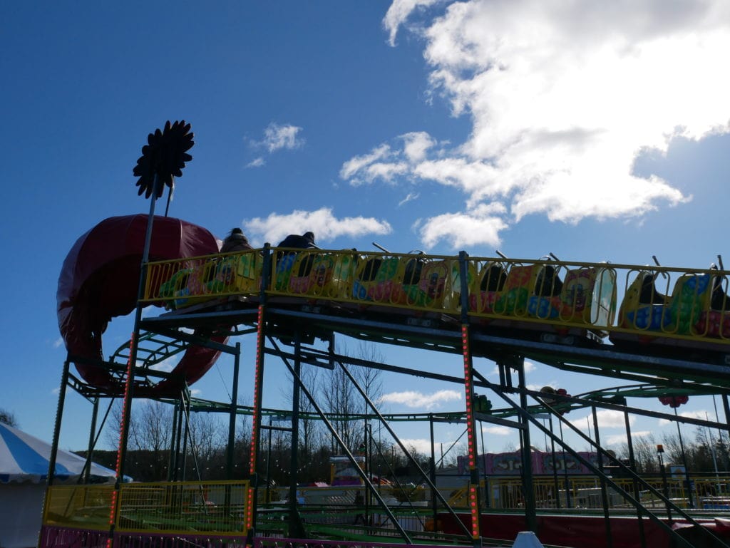 One of the fairground rides