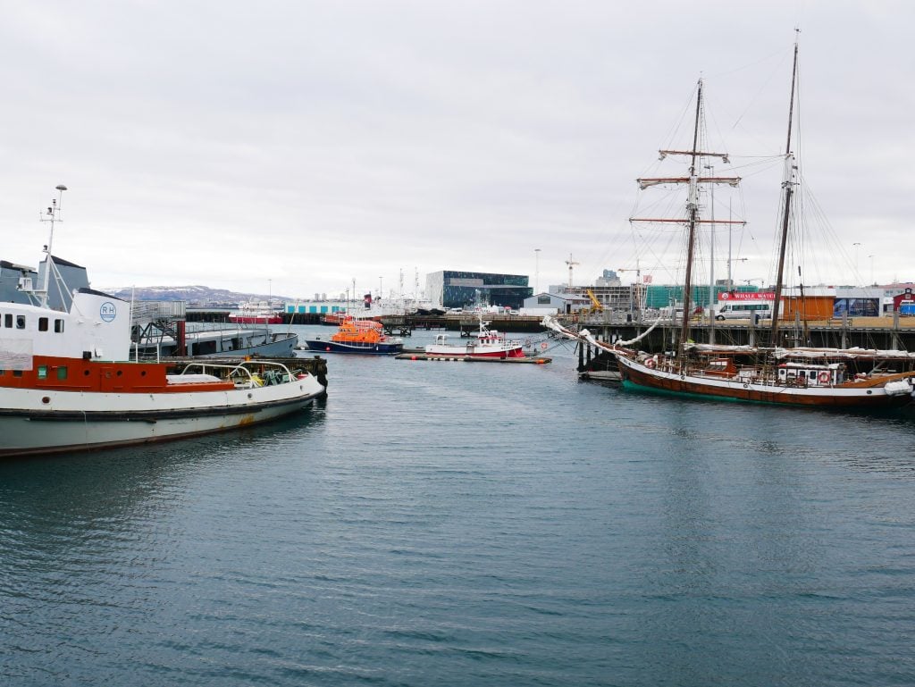 The harbour is very picturesque