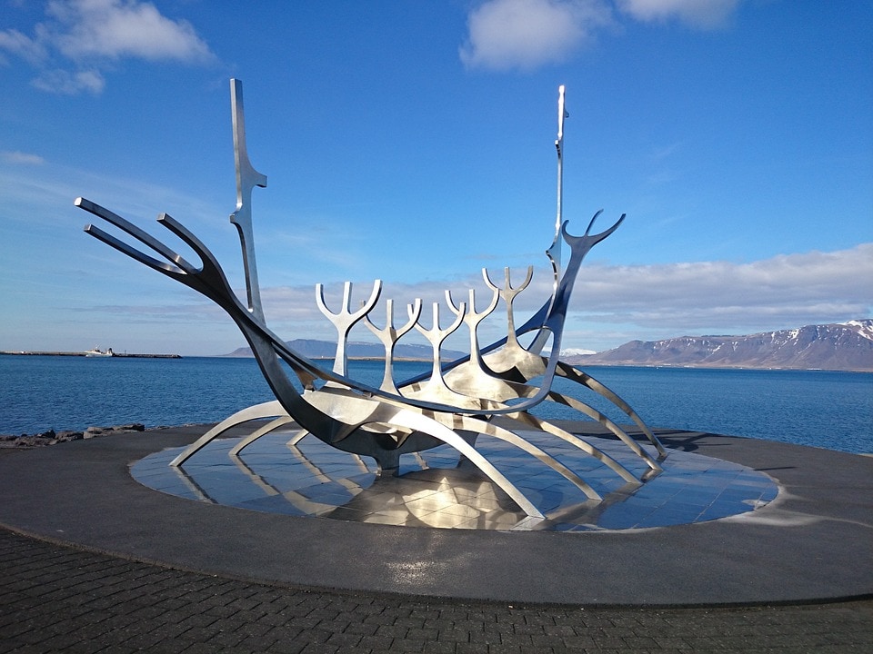 Solfa Sun Voyager Sculpture - photo courtesy of Pixabay