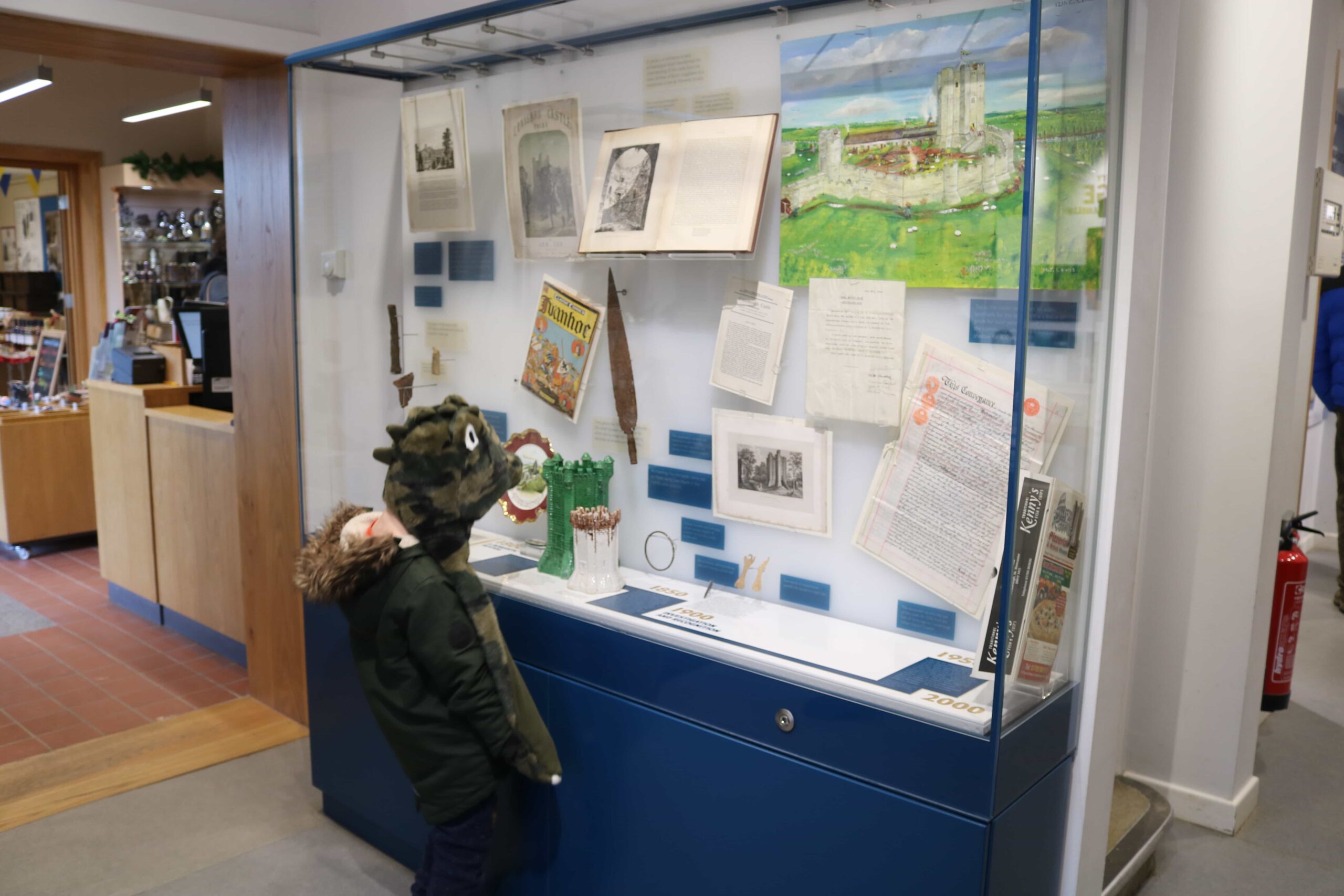 The small exhibition about the castle