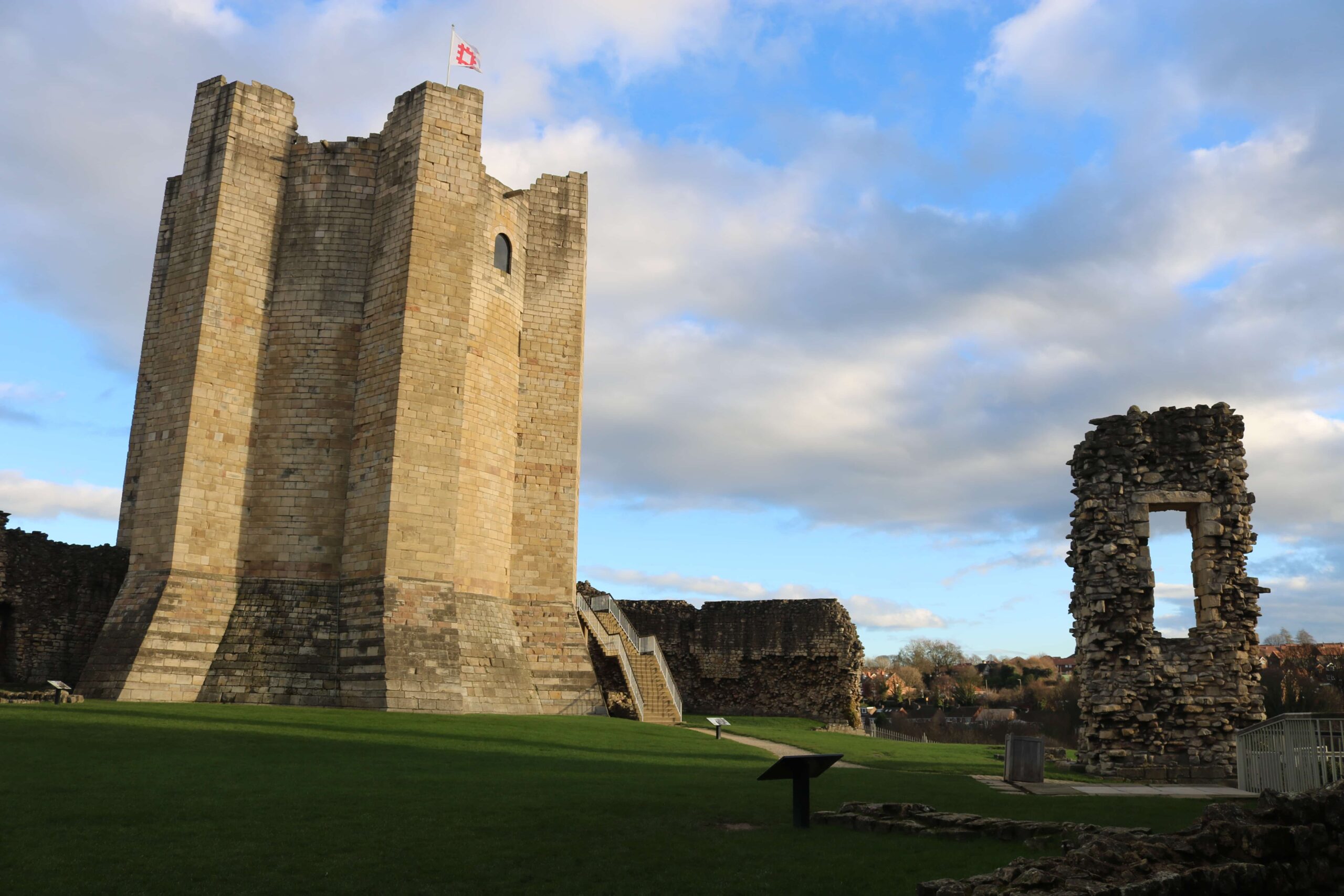 The castle keep at Conisbrough