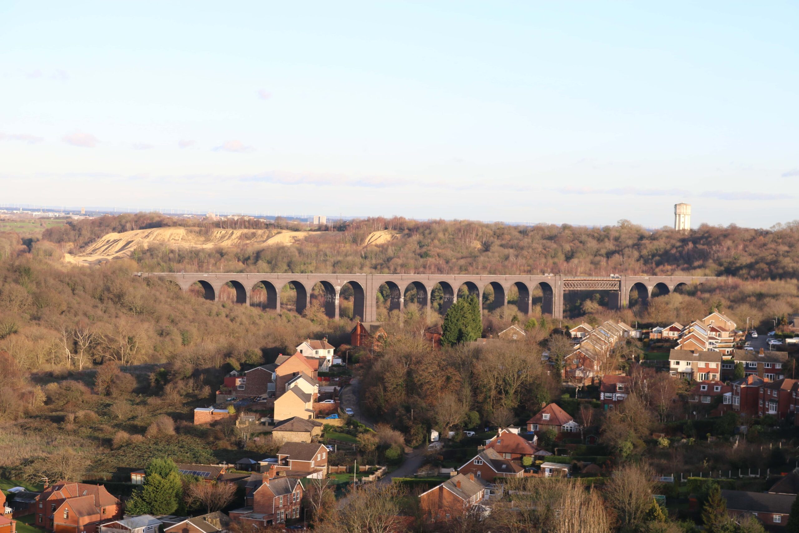 A photo of just a small snippet of the great views from the top of the keep