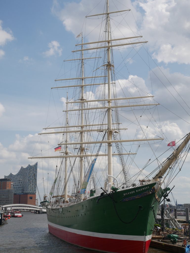 Hamburg harbour has some beautiful boats