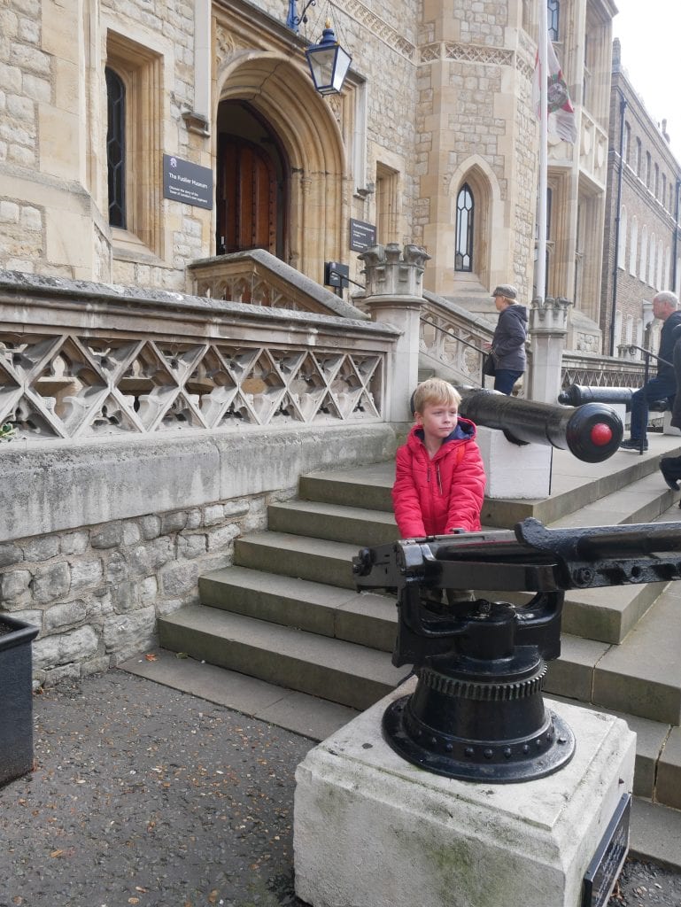 Outside the Fusilier museum