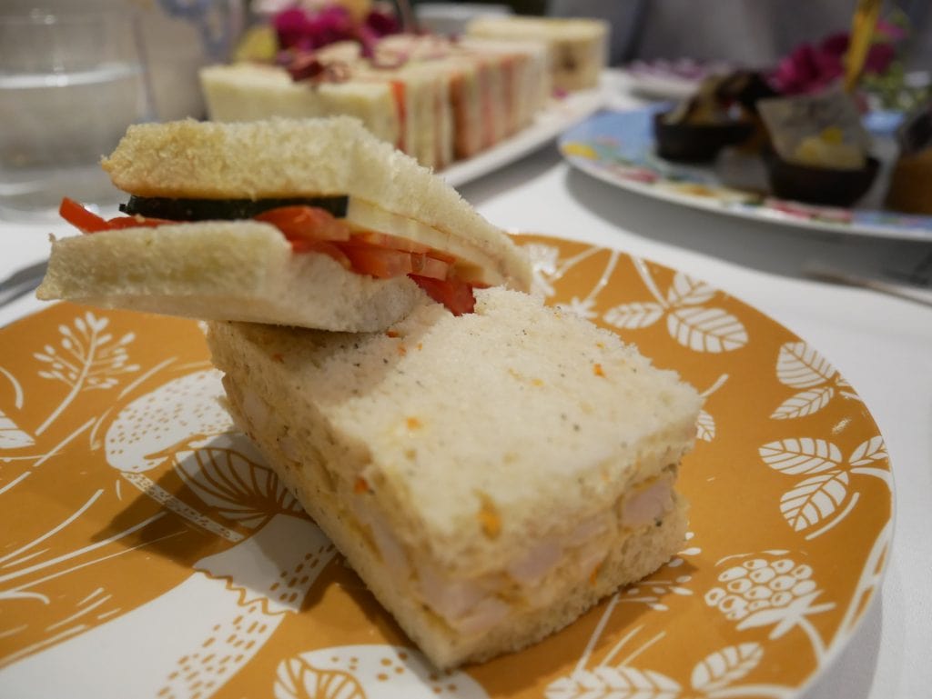 Sandwiches at Taj 51 Afternoon tea