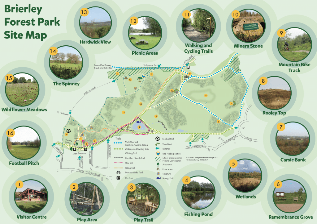 Brierley Forest Park Site Map