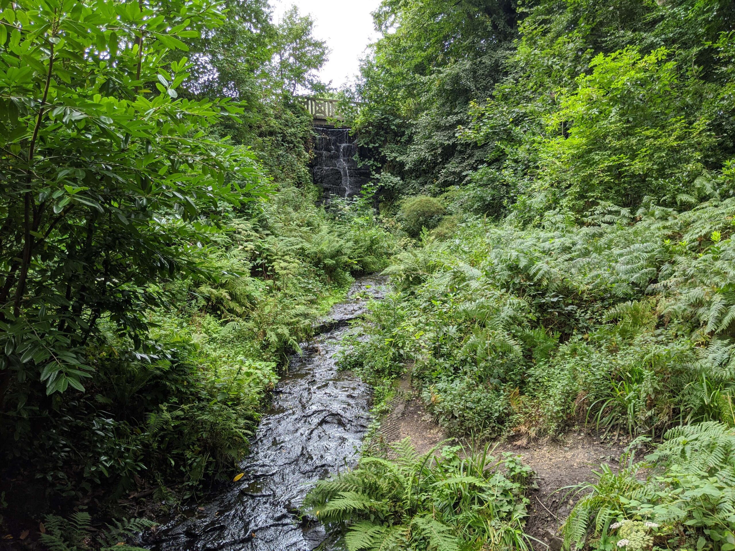 Roundhay Park waterfall