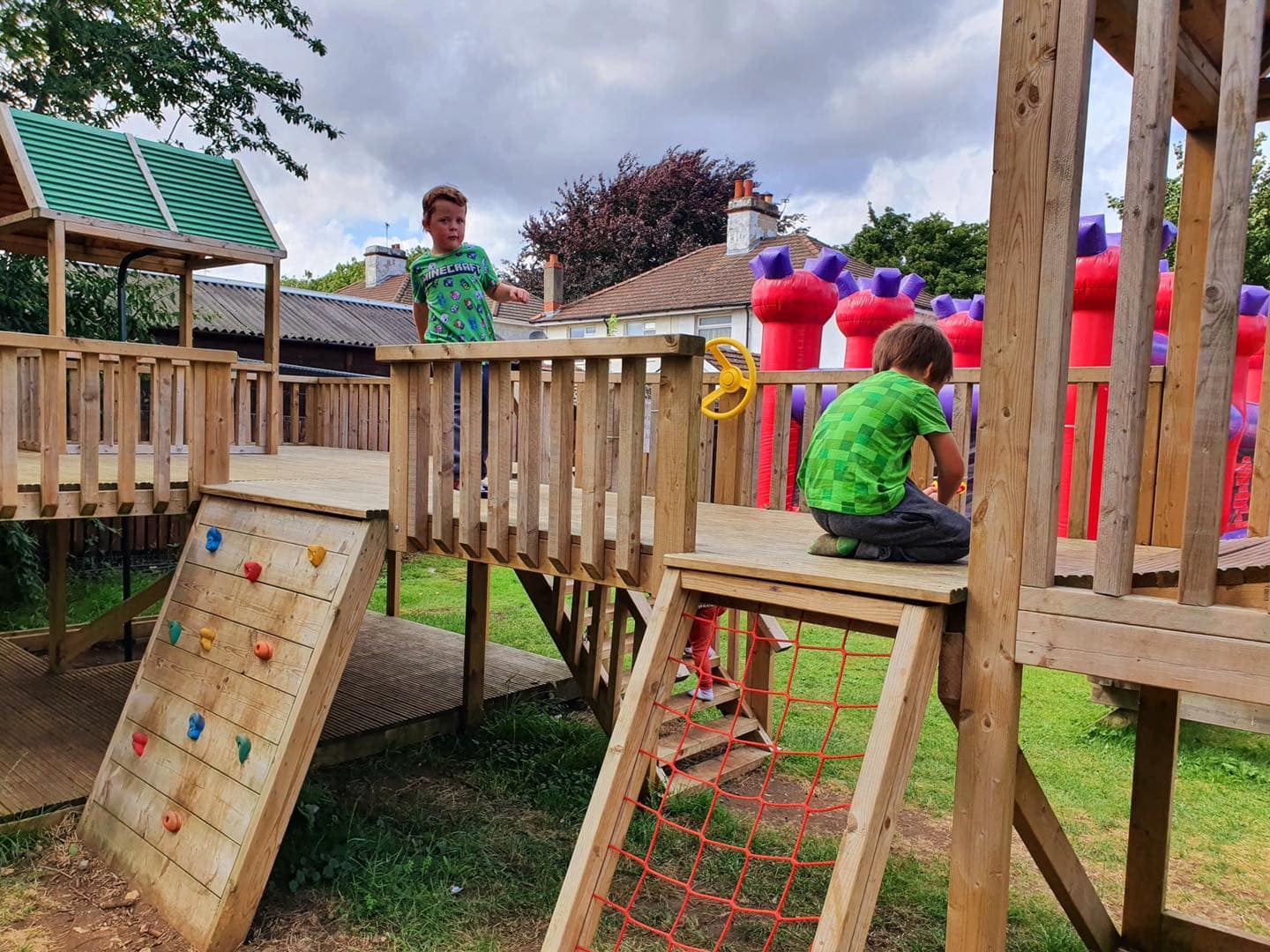 The Shires Pub Bouncy Land