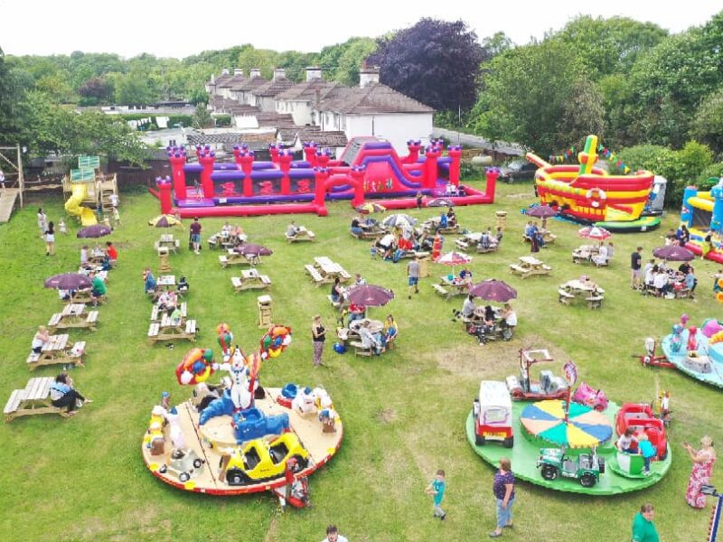 The Shires Pub Bouncy Land