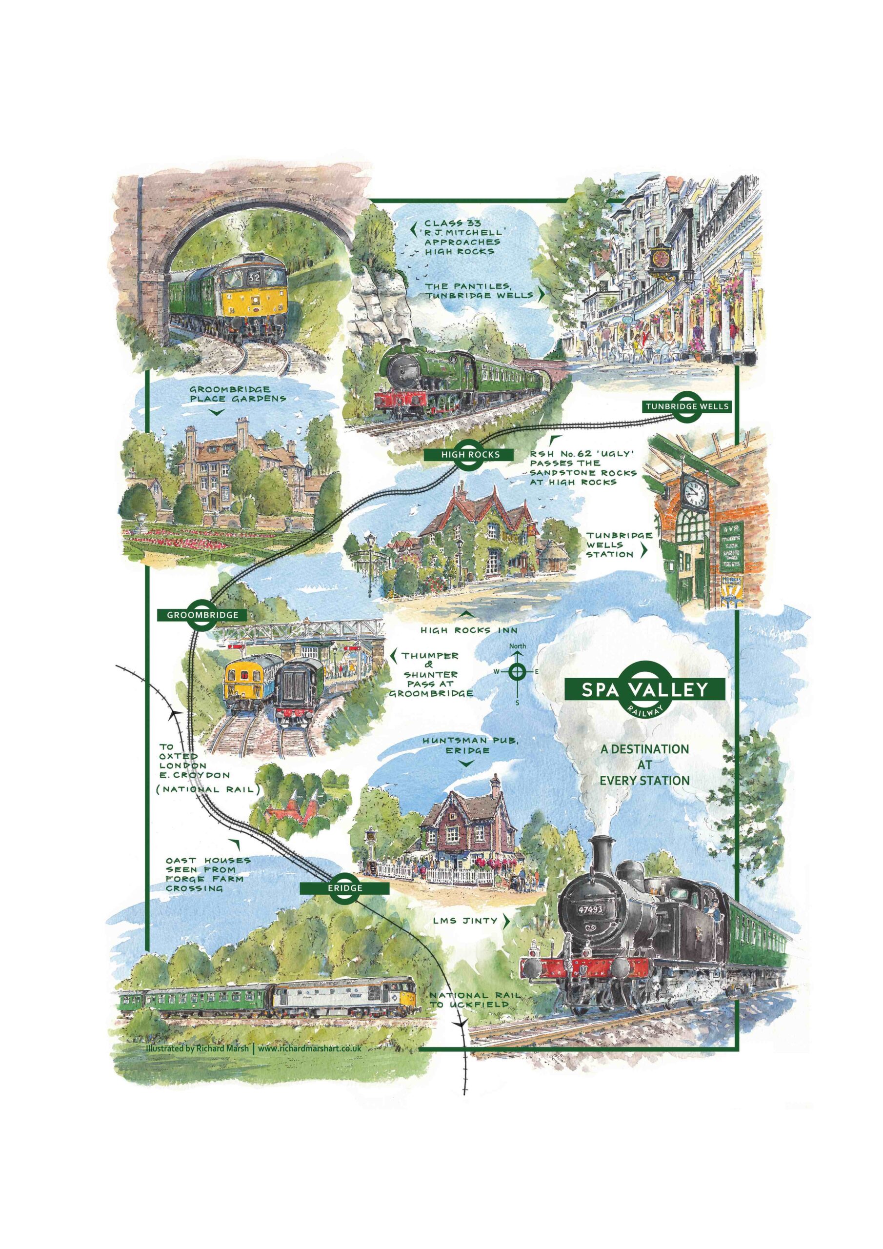 Spa Valley railway