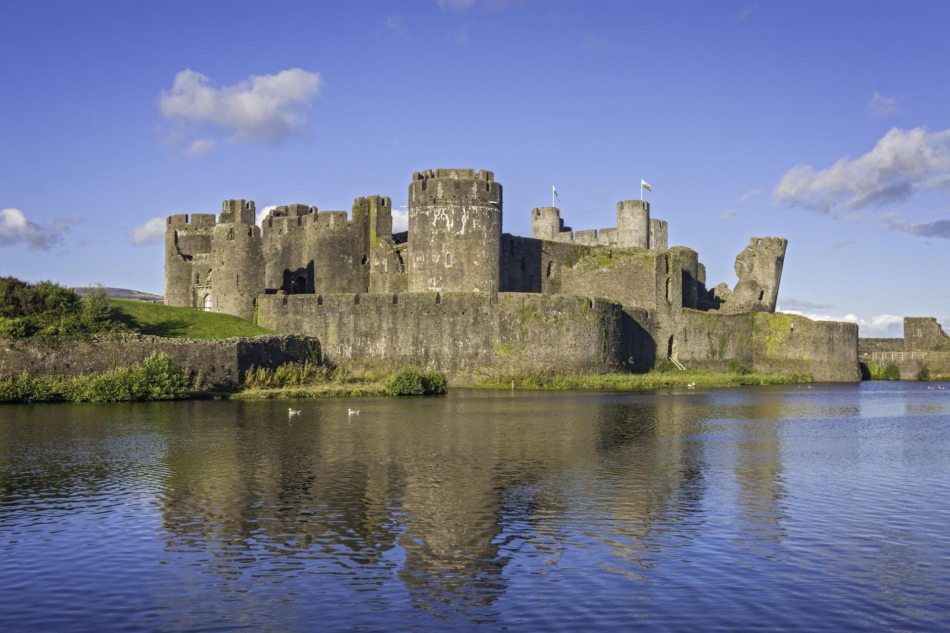 Caerphilly Castle - Where to Go With Kids - South Wales