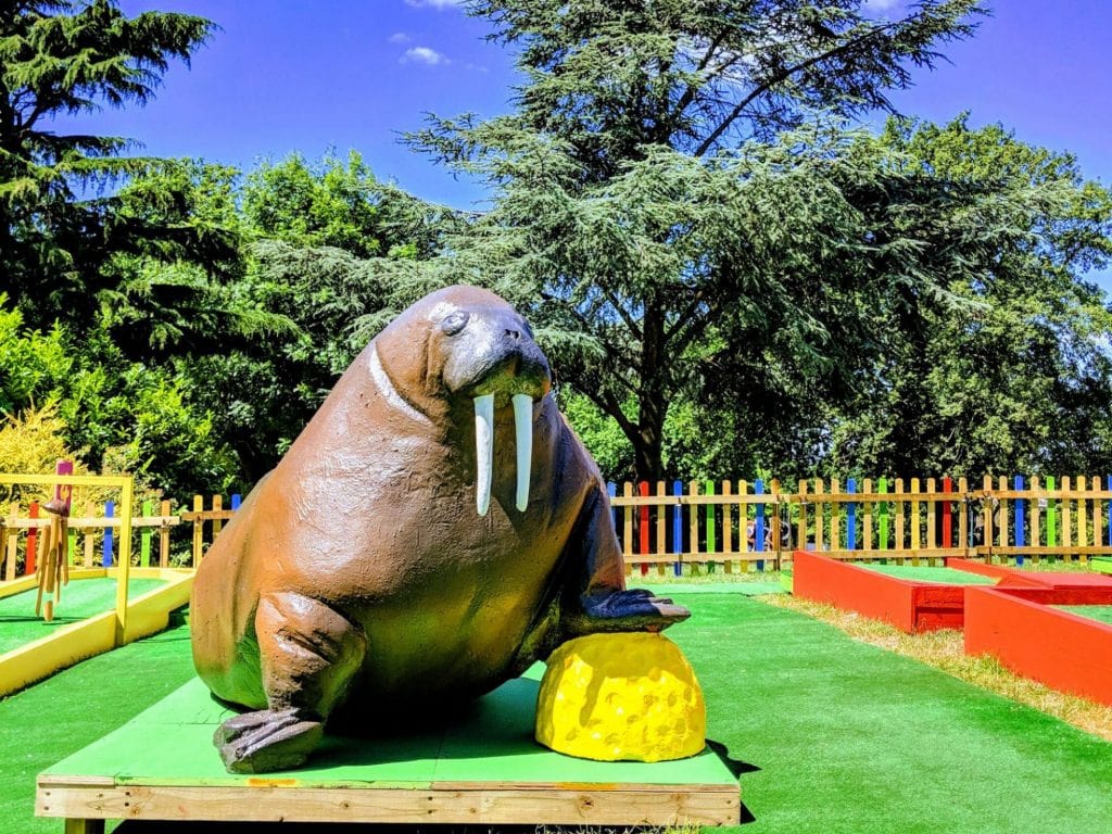 Plonk Crazy Golf in London Horniman museum 