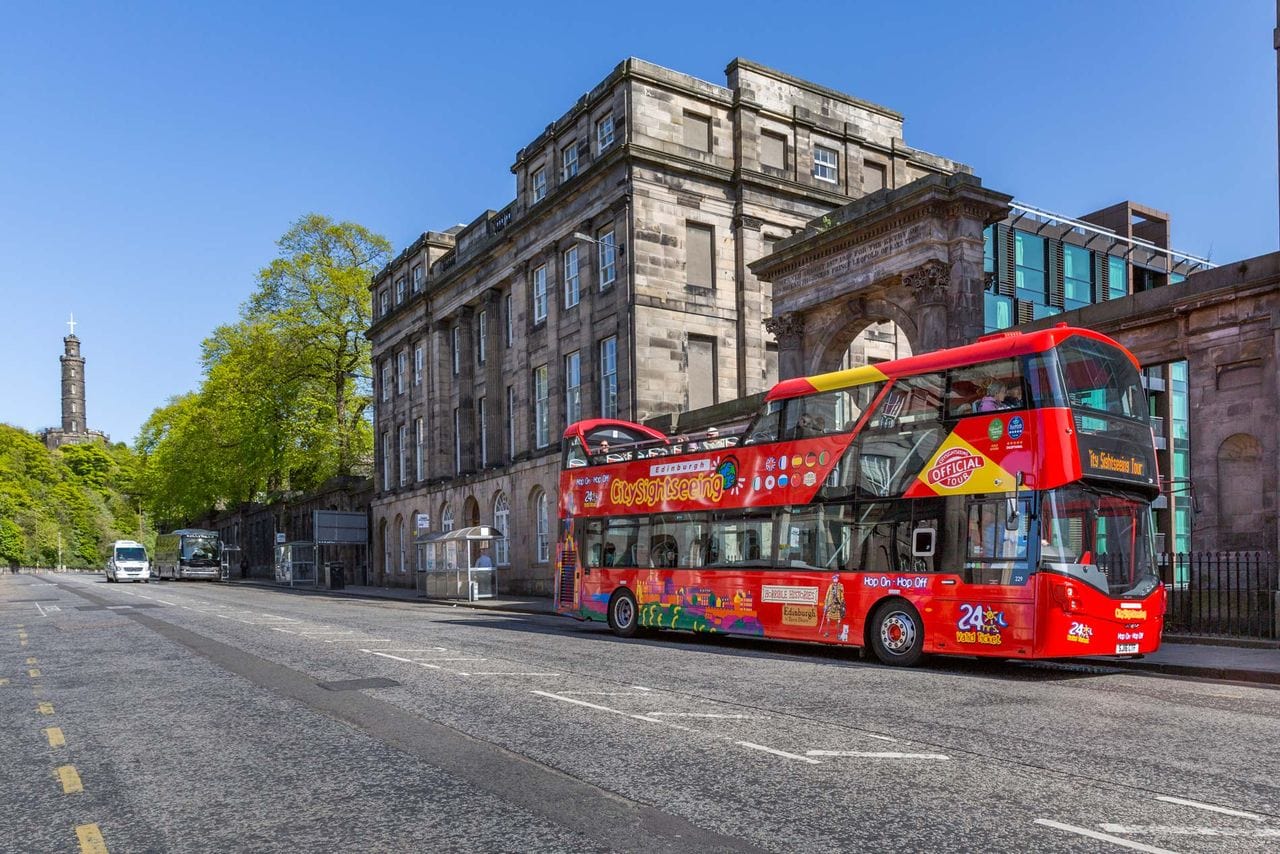 City sightseeing, Bus Edinburgh