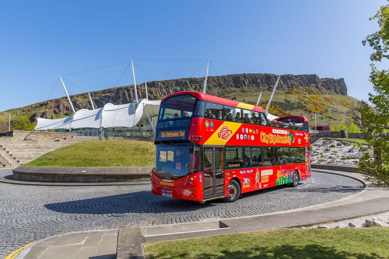 City sightseeing, Bus Edinburgh