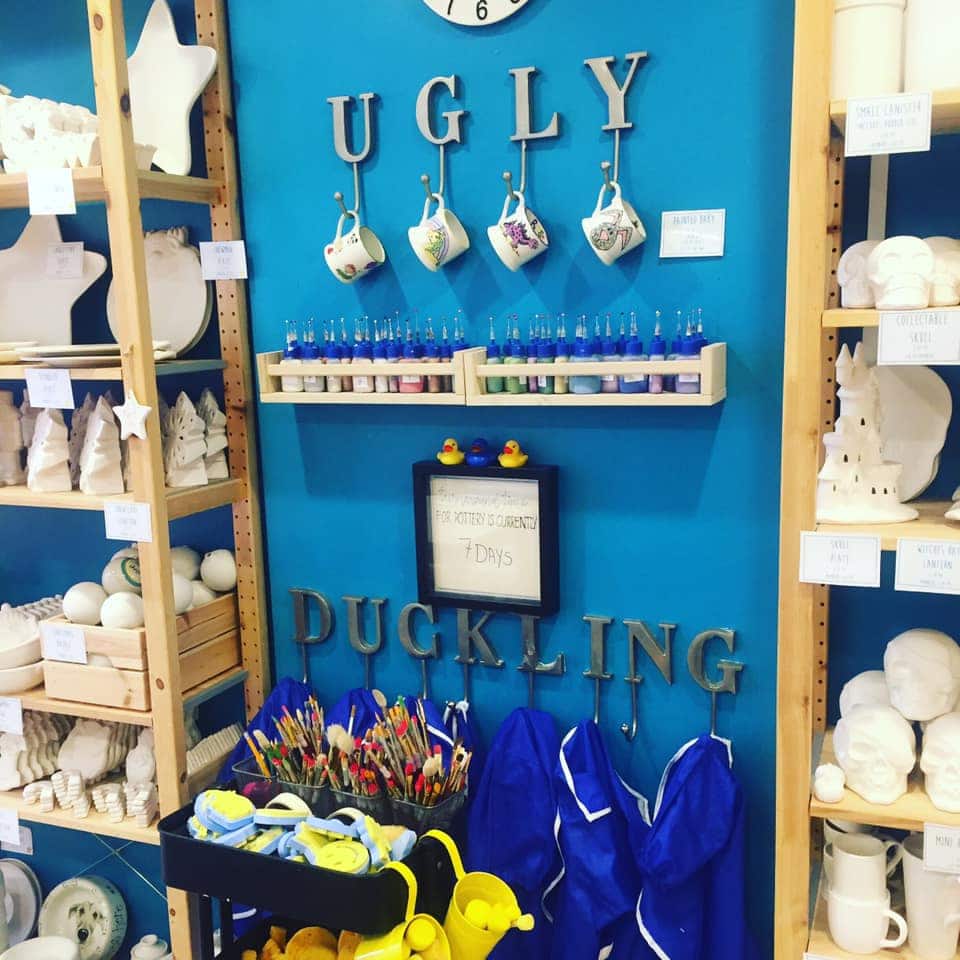 The Ugly Duckling Pottery Painting