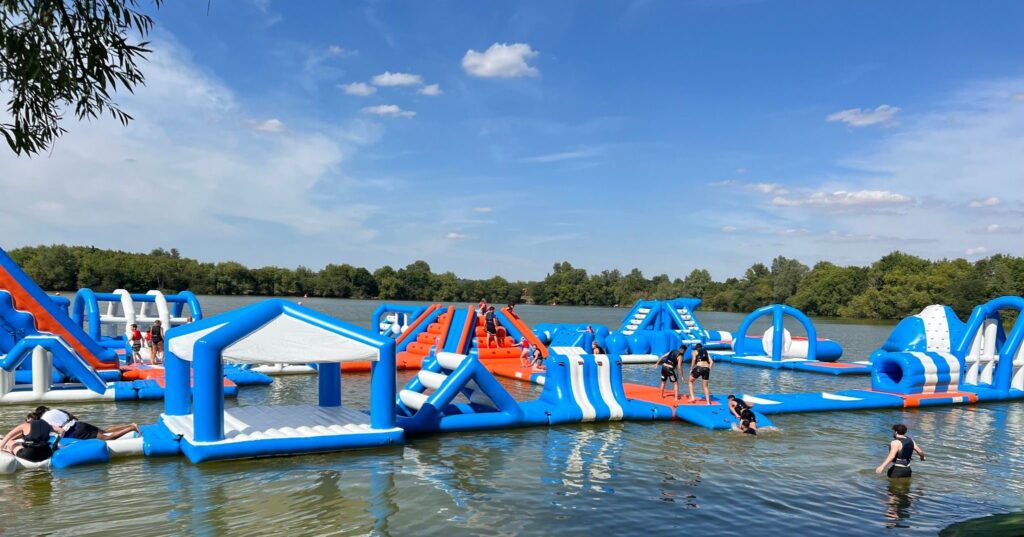 Aqua Splash Inflatable Assault Course - Where To Go With Kids - Essex