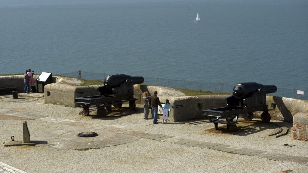 The Needles Old Battery and New Battery