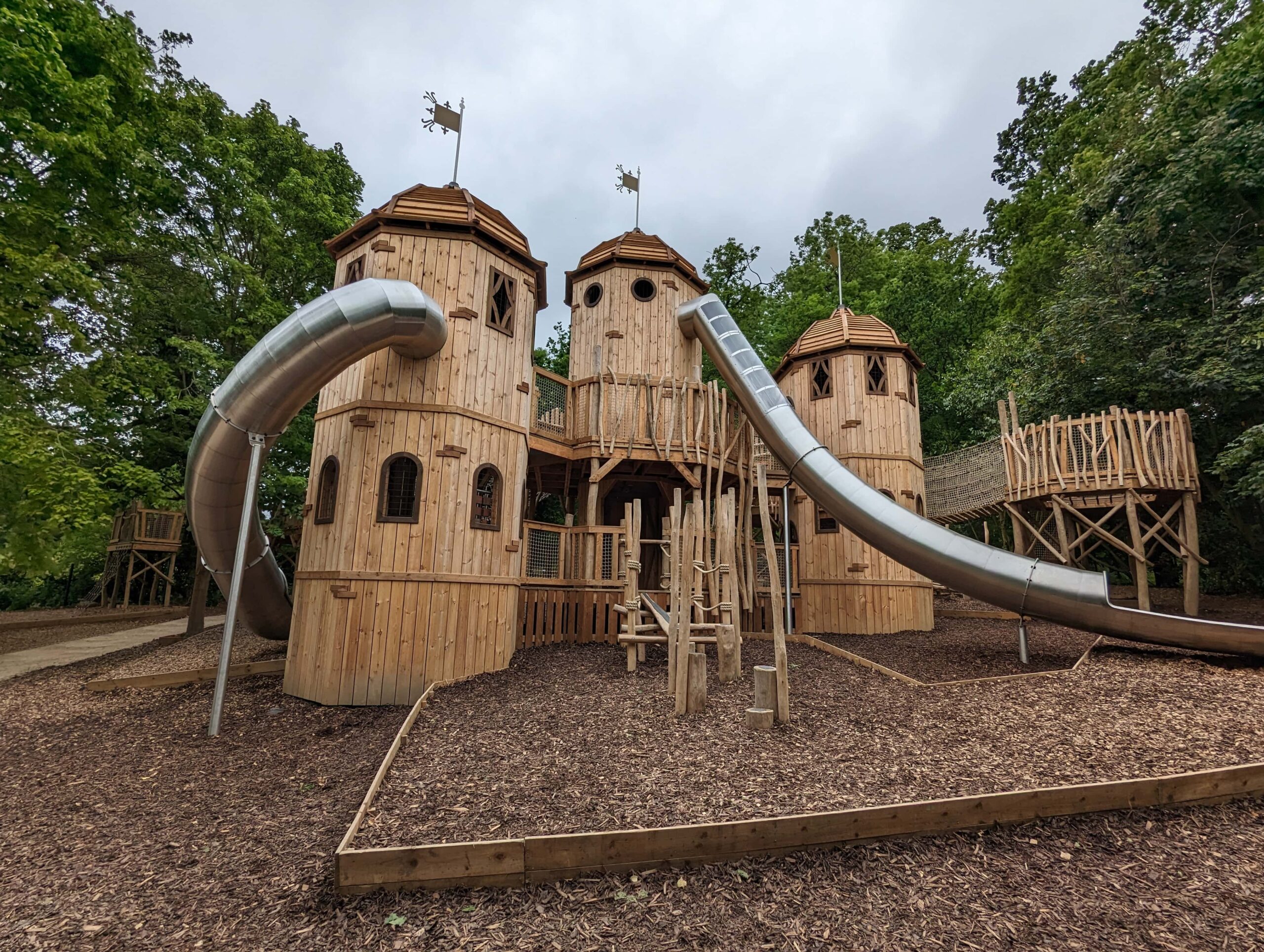 Burghley House Woodland adventure Play Area Hide and Secrets Review