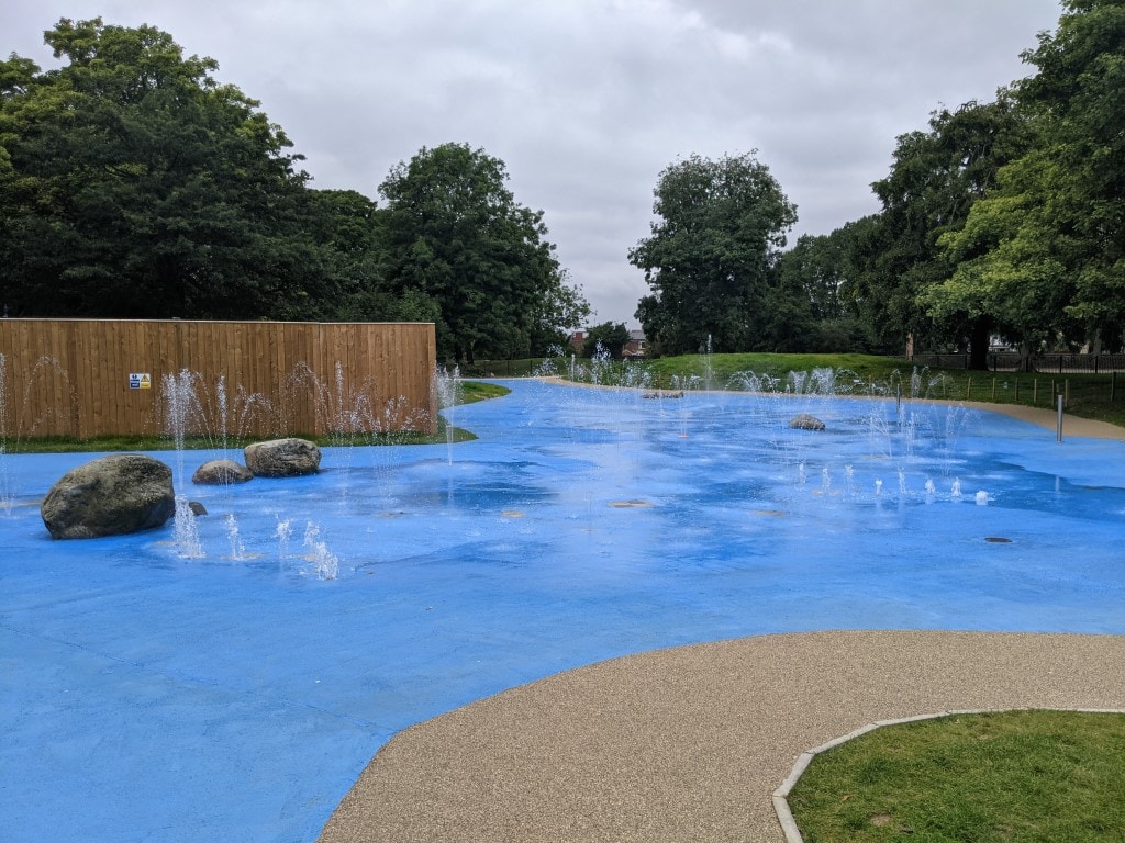 Fab Splash Pad at East Park in Hull