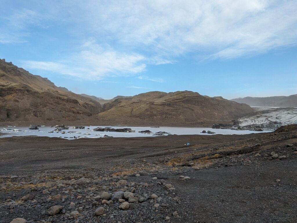 Sólheimajökull Glacier icebergs