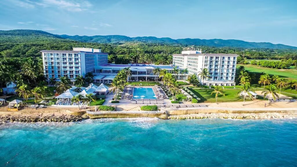 Hilton Rose Hall Resort and Spa beach and hotel