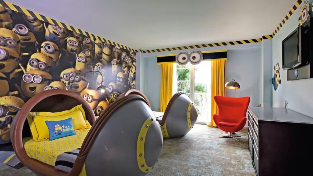 Loews Portofino Bay Hotel At Universal Orlando Minions bedroom