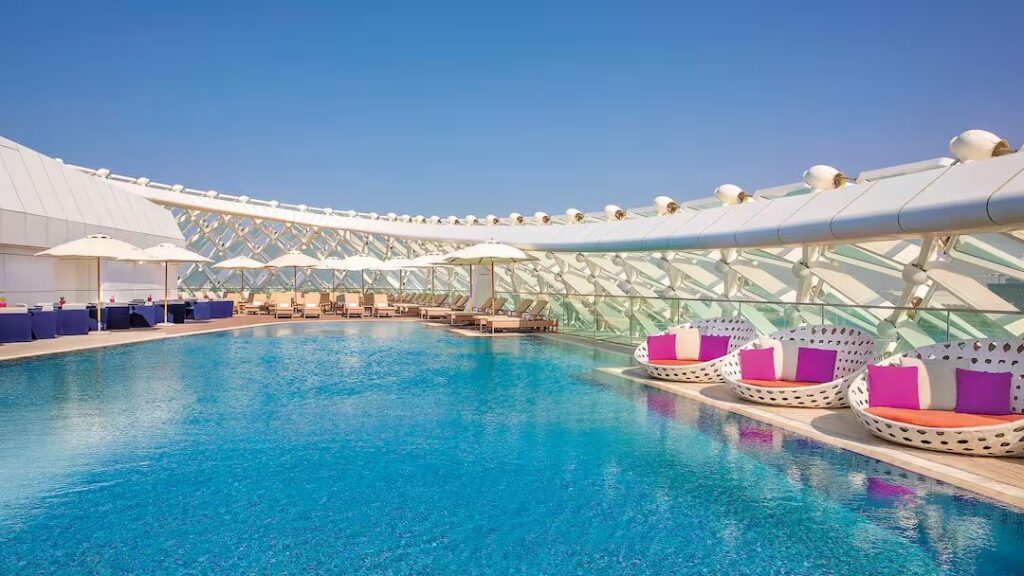 W Abu Dhabi-Yas Island swimming pool