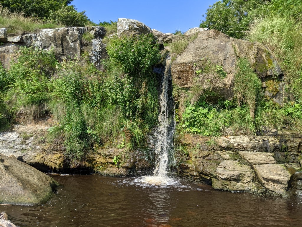 Hayburn Wyke waterfall