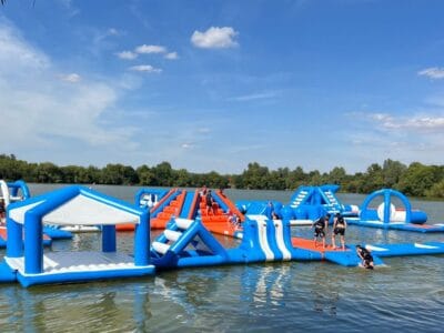 Aqua Splash Inflatable Assault Course