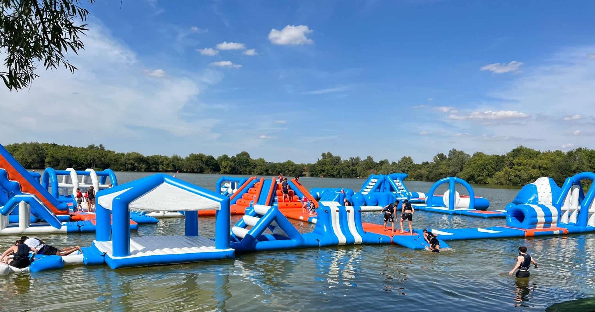 Aqua Splash Inflatable Assault Course