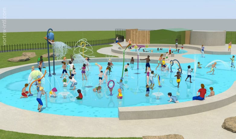 Clifton park new splash pad