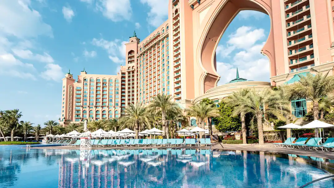Atlantis, The Palm hotel swimming pool