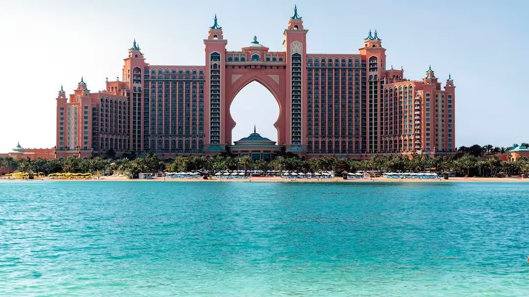 Atlantis, The Palm hotel view
