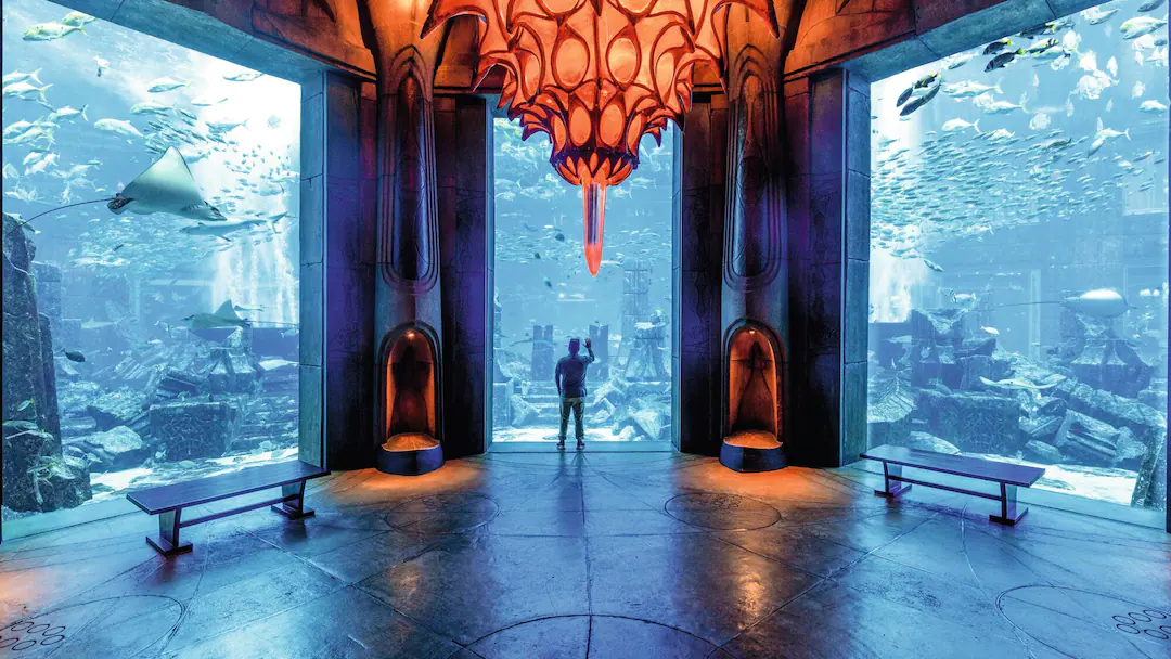 Atlantis, The Palm hotel aquarium