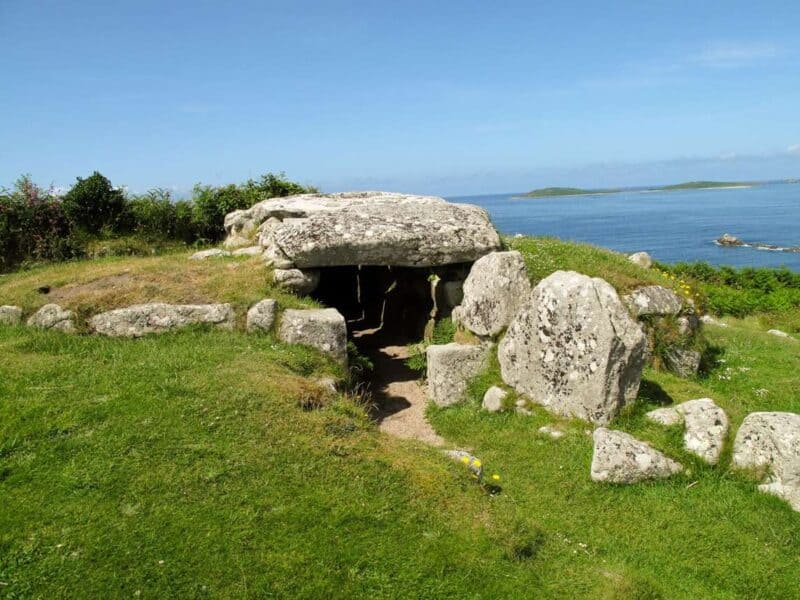 Bant's Carn Burial Chamber and Halangy Down Ancient Village