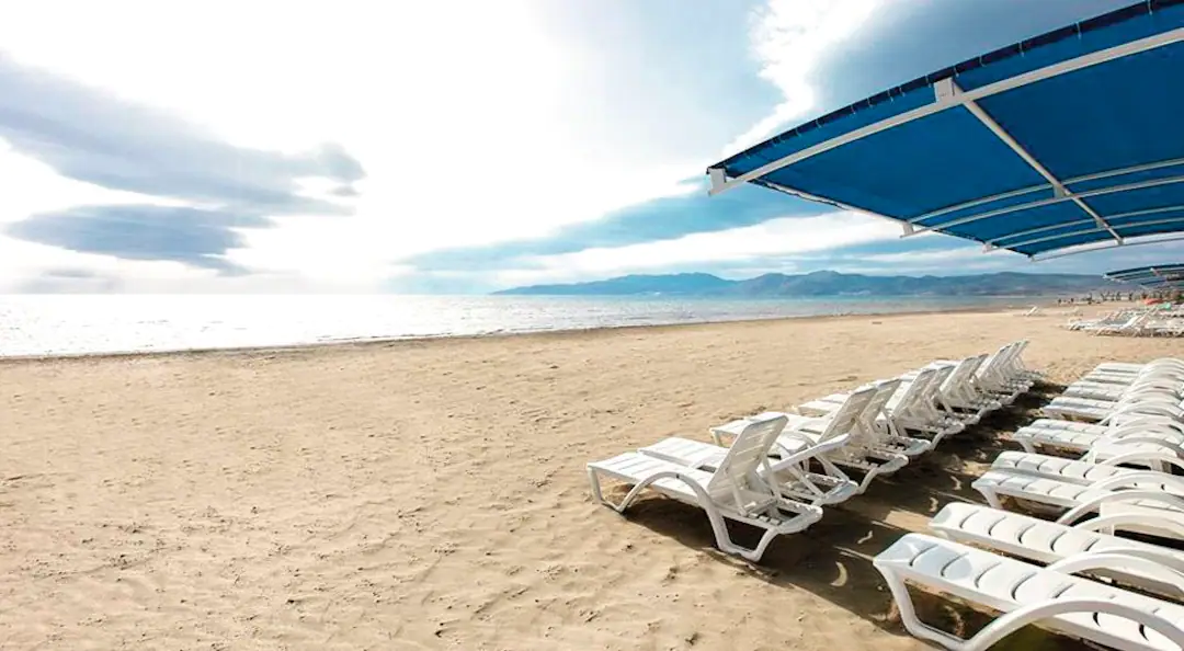 Palm Wings Ephesus Beach Turkey the beach