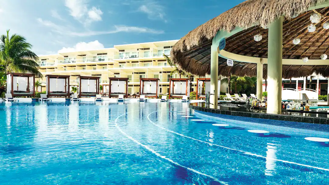 Azul Beach Resort Riviera Cancun Mexico outdoor pool