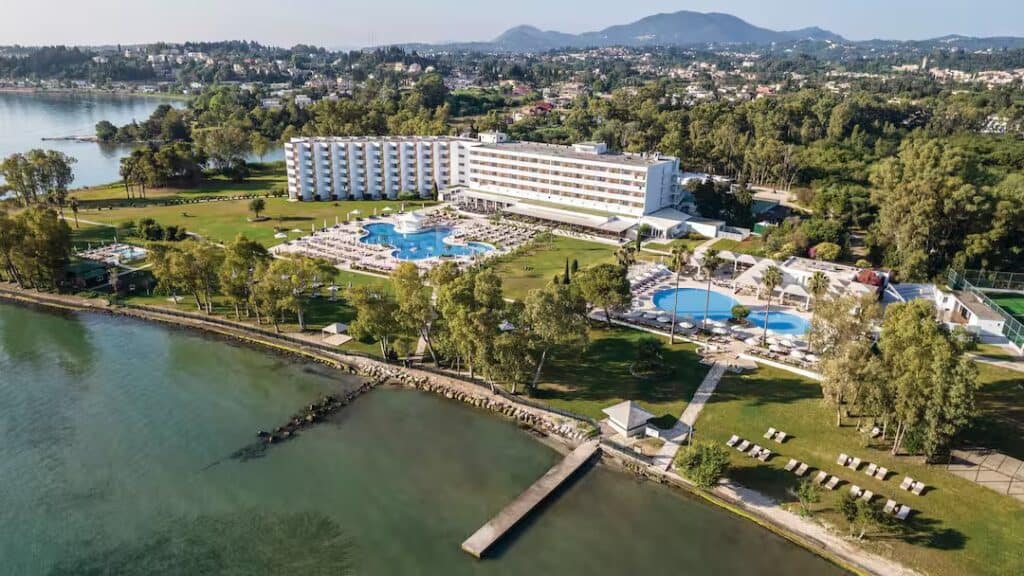 Kerkyra Blue Hotel and Spa view of the hotel