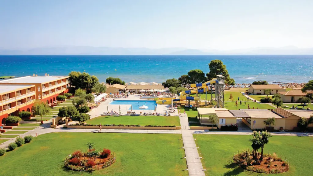 Messonghi Beach Hotel pool view