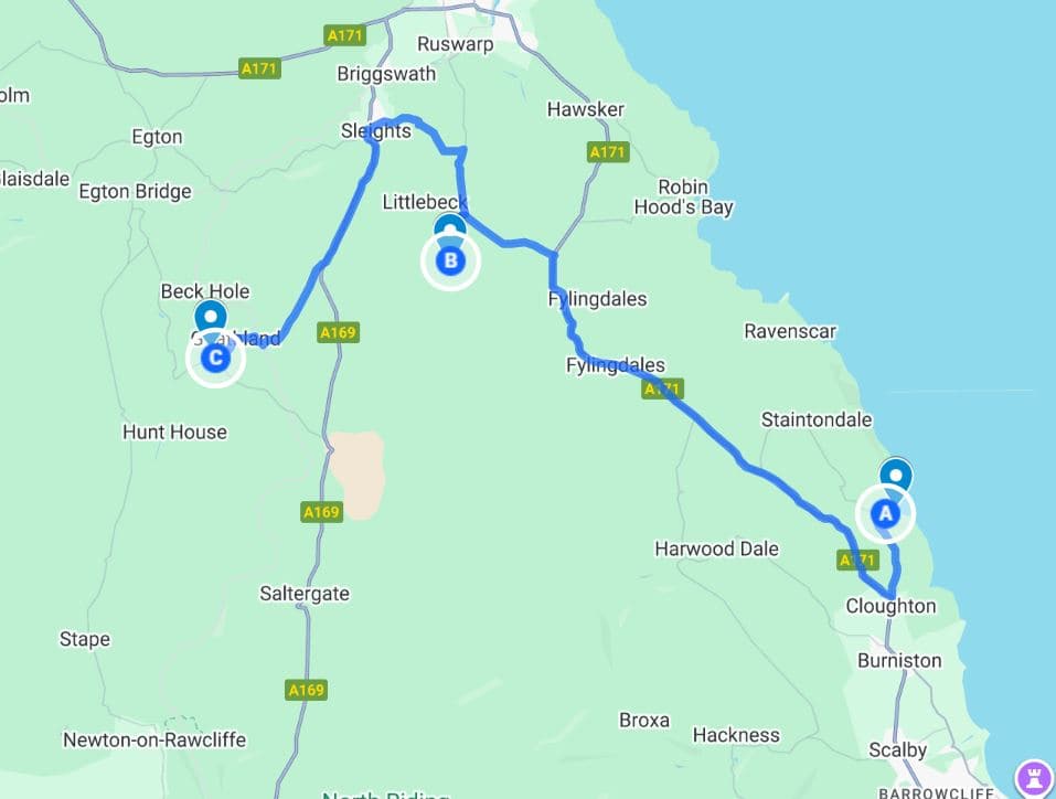 Waterfalls in the east of North Yorkshire that are easy to reach