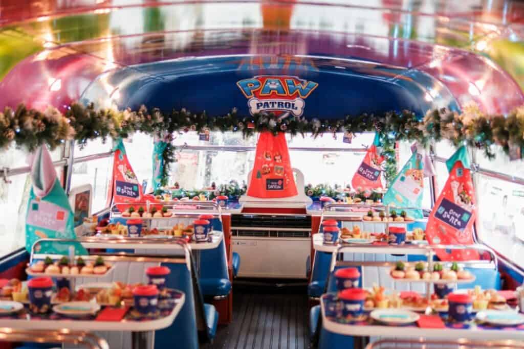 Paw Patrol Afternoon tea bus