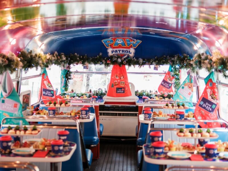 Paw Patrol Afternoon Tea Bus Tour London
